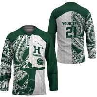 Polynesian Hawaii Volleyball Custom Hockey Jersey Kakau with Sport Style - Polynesian Pride
