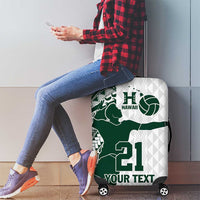 Polynesian Hawaii Volleyball Custom Luggage Cover Kakau with Sport Style
