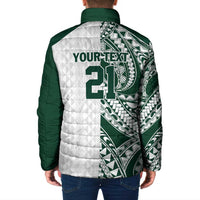 Polynesian Hawaii Volleyball Custom Padded Jacket Kakau with Sport Style LT9 - Polynesian Pride