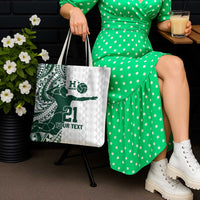 Polynesian Hawaii Volleyball Custom Tote Bag Kakau with Sport Style - Polynesian Pride