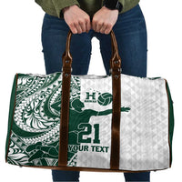 Polynesian Hawaii Volleyball Custom Travel Bag Kakau with Sport Style - Polynesian Pride