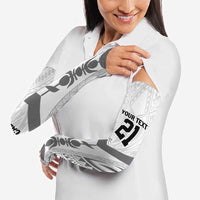 New Caledonia Football Custom Arm Sleeves Go Champions Les Cagous - Polynesian Pride