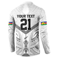 New Caledonia Football Custom Button Sweatshirt Go Champions Les Cagous