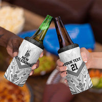 New Caledonia Football Custom 4 in 1 Can Cooler Tumbler Go Champions Les Cagous