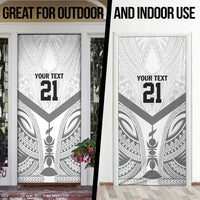 New Caledonia Football Custom Door Cover Go Champions Les Cagous - Polynesian Pride