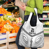 New Caledonia Football Custom Grocery Bag Go Champions Les Cagous LT9 - Polynesian Pride