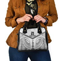 New Caledonia Football Custom Shoulder Handbag Go Champions Les Cagous LT9 - Polynesian Pride