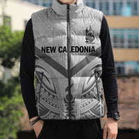 New Caledonia Football Custom Sleeveless Puffer Jacket Go Champions Les Cagous - Polynesian Pride
