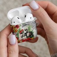 Skeleton Love for Valentine’s Day AirPods Case Polynesian Tribal Love Forever - Polynesian Pride