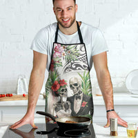 Skeleton Love for Valentine’s Day Apron Polynesian Tribal Love Forever - Polynesian Pride