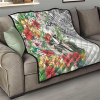 Skeleton Love for Valentines Day Quilt Polynesian Tribal Love Forever LT9 - Polynesian Pride
