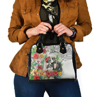 Skeleton Love for Valentines Day Shoulder Handbag Polynesian Tribal Love Forever LT9 - Polynesian Pride