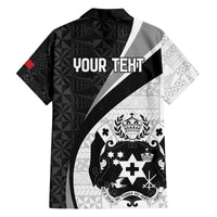 Personalised Tonga Emancipation Day Family Matching Off Shoulder Maxi Dress and Hawaiian Shirt Since 1970 Ngatu Tribal Pattern LT9 - Polynesian Pride