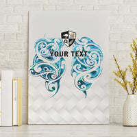 Queensland Maori Kiwi Personalised Canvas Wall Art Ma Kakariki Papua Shell Maori Tribal Tattoo