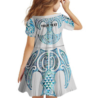 Queensland Maori Kiwi Personalised Family Matching Off Shoulder Maxi Dress and Hawaiian Shirt Ma Kakariki Papua Shell Maori Tribal Tattoo