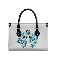Queensland Maori Kiwi Personalised Leather Bag Ma Kakariki Papua Shell Maori Tribal Tattoo - Polynesian Pride
