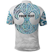Queensland Maori Kiwi Personalised Polo Shirt Ma Kakariki Papua Shell Maori Tribal Tattoo