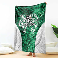 Queensland Maori Kiwi Personalised Blanket Kikirangi Papua Shell Maori Tribal Tattoo
