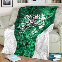 Queensland Maori Kiwi Personalised Blanket Kikirangi Papua Shell Maori Tribal Tattoo