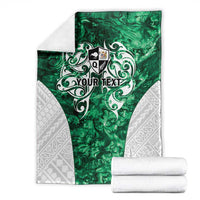 Queensland Maori Kiwi Personalised Blanket Kikirangi Papua Shell Maori Tribal Tattoo