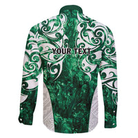 Queensland Maori Kiwi Personalised Family Matching Mermaid Dress and Hawaiian Shirt Kikirangi Papua Shell Maori Tribal Tattoo