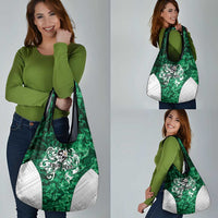 Queensland Maori Kiwi Personalised Grocery Bag Kikirangi Papua Shell Maori Tribal Tattoo