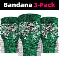 Queensland Maori Kiwi Personalised Neck Gaiter Kikirangi Papua Shell Maori Tribal Tattoo - Polynesian Pride