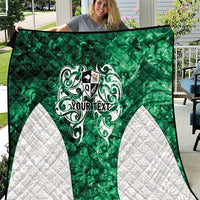 Queensland Maori Kiwi Personalised Quilt Kikirangi Papua Shell Maori Tribal Tattoo