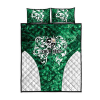 Queensland Maori Kiwi Personalised Quilt Bed Set Kikirangi Papua Shell Maori Tribal Tattoo