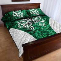 Queensland Maori Kiwi Personalised Quilt Bed Set Kikirangi Papua Shell Maori Tribal Tattoo