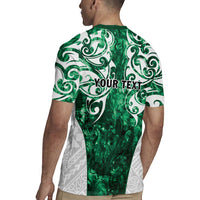 Queensland Maori Kiwi Personalised Rugby Jersey Kikirangi Papua Shell Maori Tribal Tattoo
