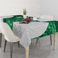 Queensland Maori Kiwi Personalised Tablecloth Kikirangi Papua Shell Maori Tribal Tattoo