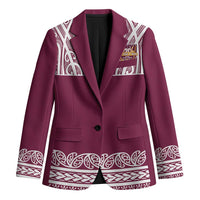Queensland Maori Nga Hau E Wha Custom Blazer Polynesian Maori Tribal Pattern - Polynesian Pride