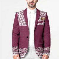 Queensland Maori Nga Hau E Wha Custom Blazer Polynesian Maori Tribal Pattern - Polynesian Pride