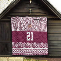 Queensland Maori Nga Hau E Wha Custom Quilt Polynesian Maori Tribal Pattern LT9 - Polynesian Pride