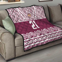 Queensland Maori Nga Hau E Wha Custom Quilt Polynesian Maori Tribal Pattern LT9 - Polynesian Pride
