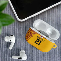 Queensland Papua New Guinea Custom AirPods Case All Gold Pacific PNG Tribal Style - Polynesian Pride