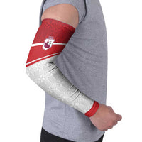 Queensland Tonga Custom Arm Sleeves QLD with Tongan Ngatu Pattern - Polynesian Pride