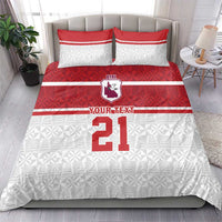 Queensland Tonga Custom Bedding Set QLD with Tongan Ngatu Pattern