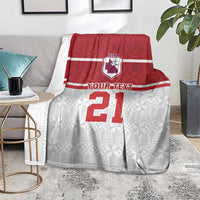 Queensland Tonga Custom Blanket QLD with Tongan Ngatu Pattern
