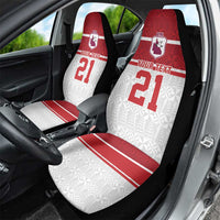 Queensland Tonga Custom Car Seat Cover QLD with Tongan Ngatu Pattern