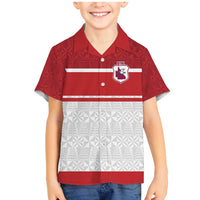 Queensland Tonga Custom Family Matching Mermaid Dress and Hawaiian Shirt QLD with Tongan Ngatu Pattern