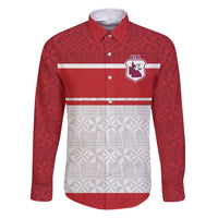 Queensland Tonga Custom Family Matching Puletasi and Hawaiian Shirt QLD with Tongan Ngatu Pattern