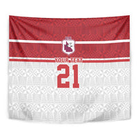 Queensland Tonga Custom Tapestry QLD with Tongan Ngatu Pattern