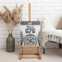 Personalised Tonga 676 Canvas Wall Art Tribal Kupesi Ngatu Unique