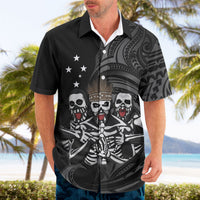 Skeleton Tribe Simbu Province Hawaiian Shirt Papua New Guinea Indigenous Pattern LT9 - Polynesian Pride