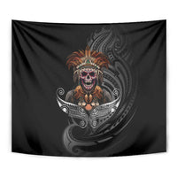 Mokomoko Tribe Eastern Highlands Province Tapestry Papua New Guinea Indigenous Pattern LT9 - Polynesian Pride