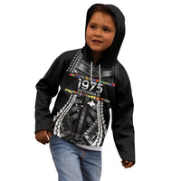 Independen Stet bilong Papua Niugini 1975 Kid Hoodie Black Tribal Papua New Guinea Province Flag LT9 - Polynesian Pride