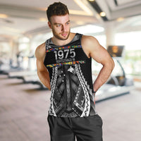 Independen Stet bilong Papua Niugini 1975 Men Tank Top Black Tribal Papua New Guinea Province Flag LT9 Black - Polynesian Pride