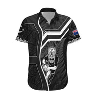 New Zealand Aotearoa Rugby Hawaiian Shirt Black Fern Maori Tribal Sporty Style LT9 Black - Polynesian Pride
